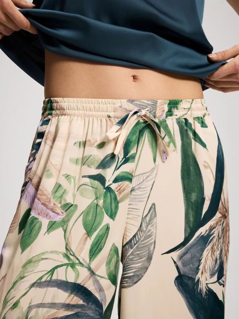Soma Satin Pajama Pants - Picture 2 of 4